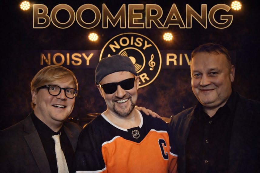 Trio Boomerang на сцене ресторана Noisy River в Санкт-Петербурге, живая музыка и концерт в ресторане